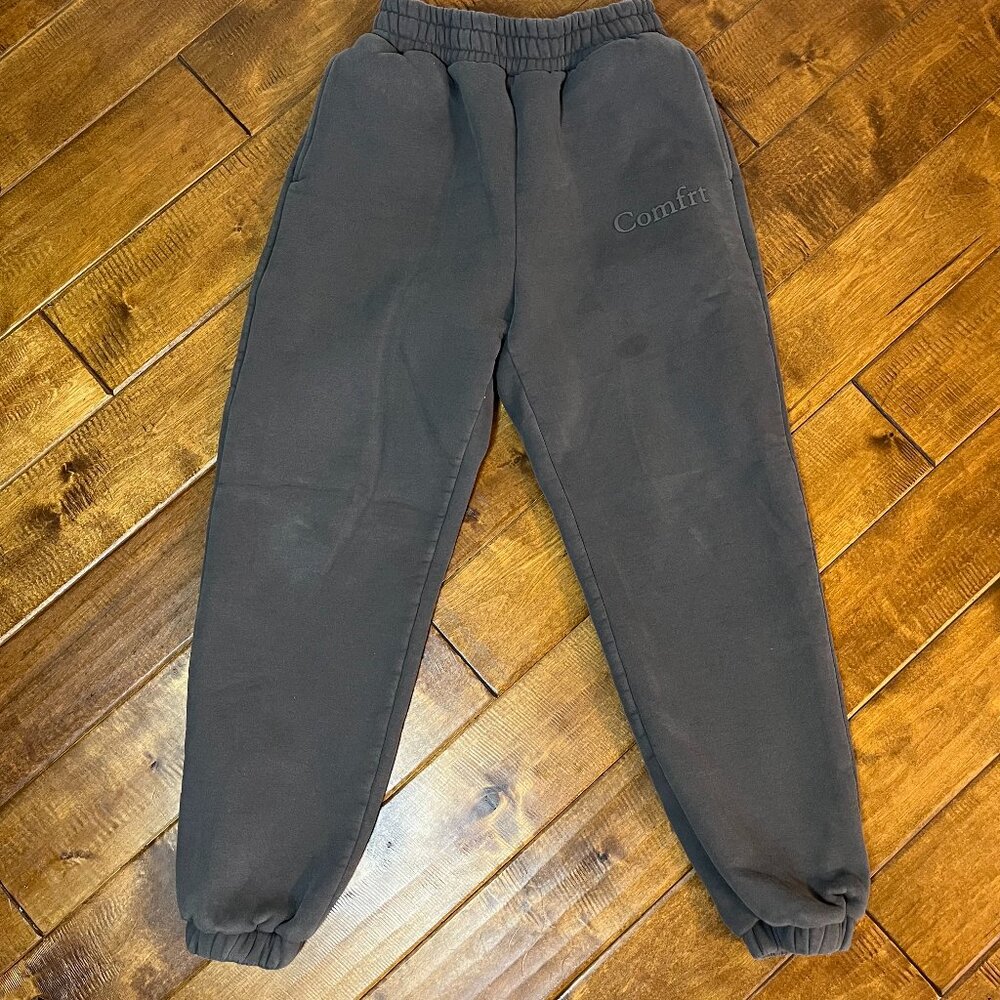 Comfrt Minimalist Sweatpants Gray Size Small Buttery Jogger Cozy‎ Loungewear